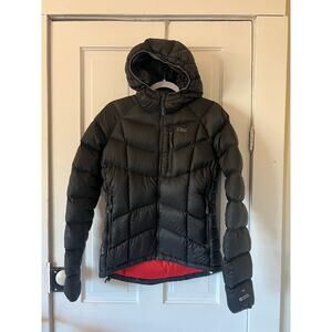 Outdoor Research women's medium sonata down jacket black 800 fill winter snow